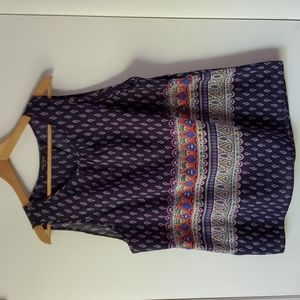 Cute tank top with open back detail, size XXL